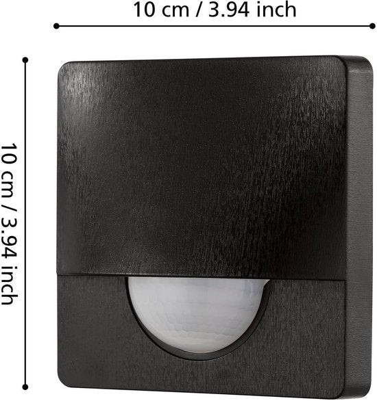 EGLO Detect me 3 Bewegingssensor - Voor buiten - IP44 - Zwart
