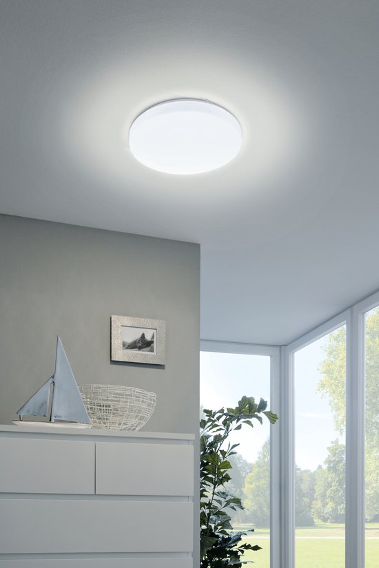 EGLO Frania Plafondlamp - LED - Ø 28 cm - Wit Tweede kans
