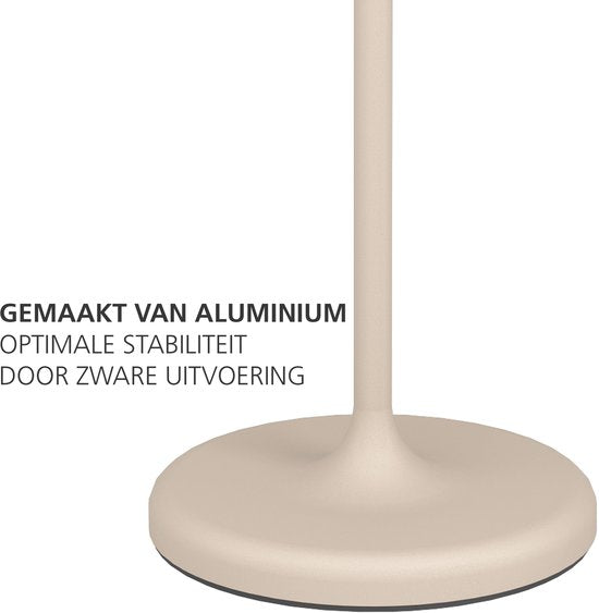 EGLO Mannera Tafellamp - Aanraakdimmer - 34 cm - Oplaadbaar (tot 38 uur licht) Tweede kans