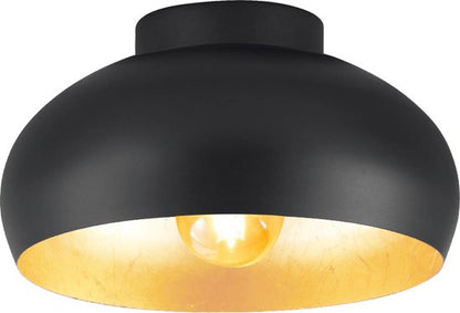 EGLO Mogano 2 Plafondlamp - E27 - Ø28 cm - Zwart|Bladgoud Tweede kans
