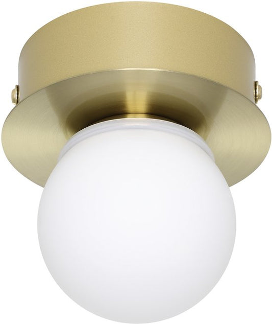 EGLO Mosiano Wandlamp - Plafondlamp - Spiegellamp - Badkamer - LED - Ø 11 cm - Goud/Wit