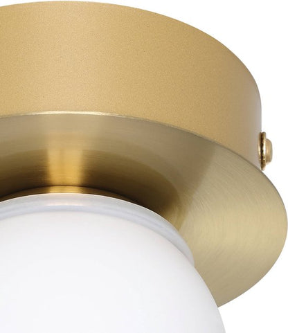 EGLO Mosiano Wandlamp - Plafondlamp - Spiegellamp - Badkamer - LED - Ø 11 cm - Goud/Wit