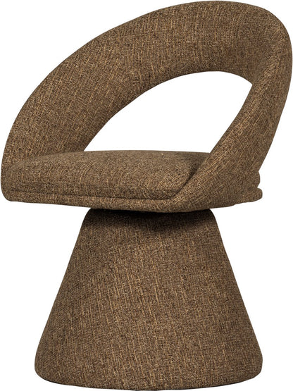 WOOOD Winter Draaibare Eetkamerstoel - Zand Melange/Beige - 80x63x57 cm