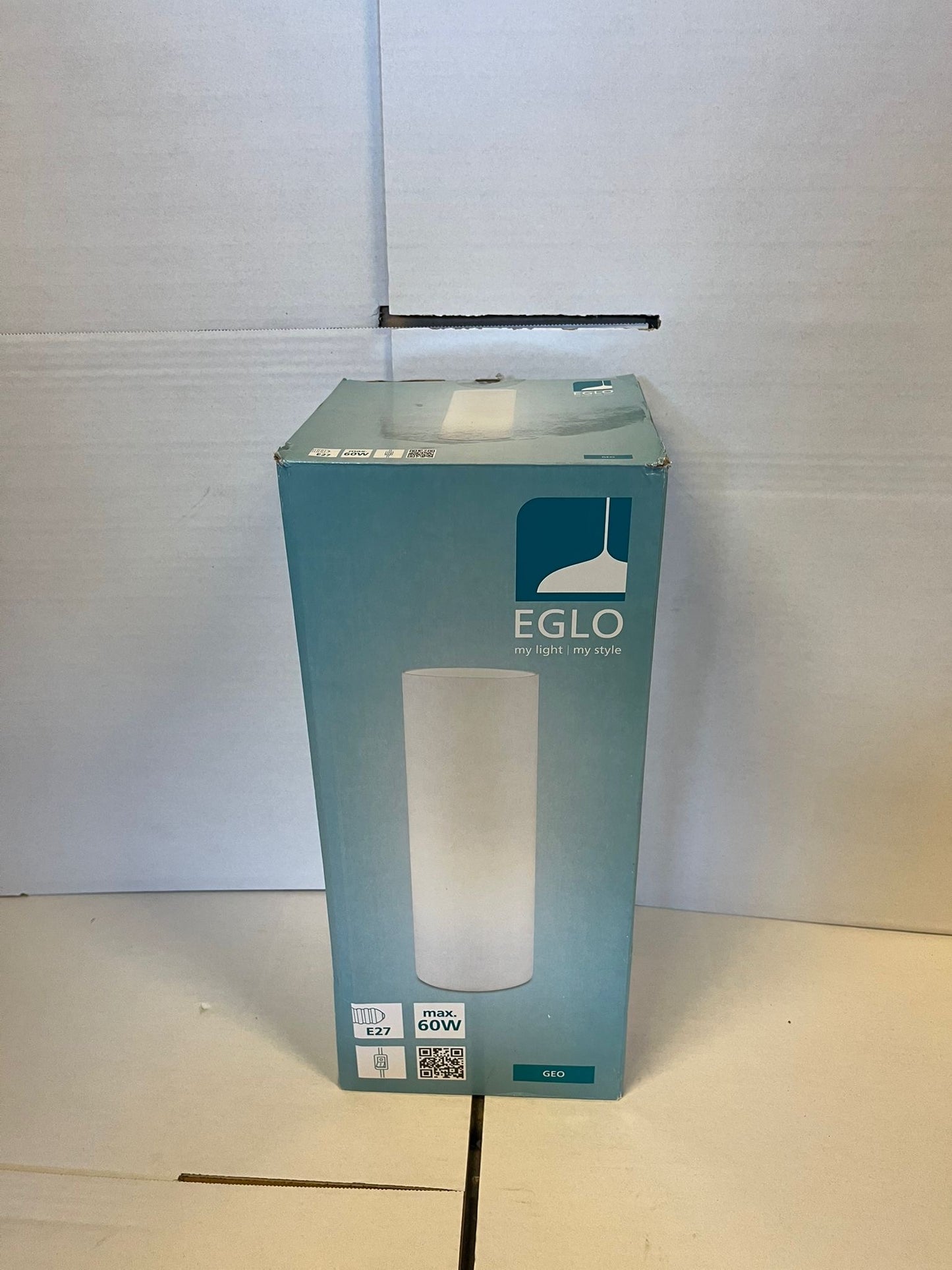 EGLO Geo Tafellamp - E27 - 35 cm - Wit Tweede kans
