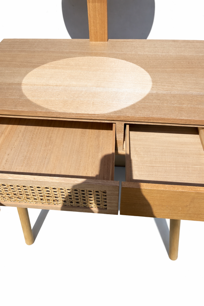 WOOOD Soof Hal/Kaptafel - MDF/Grenen - Naturel - 125x70x40
