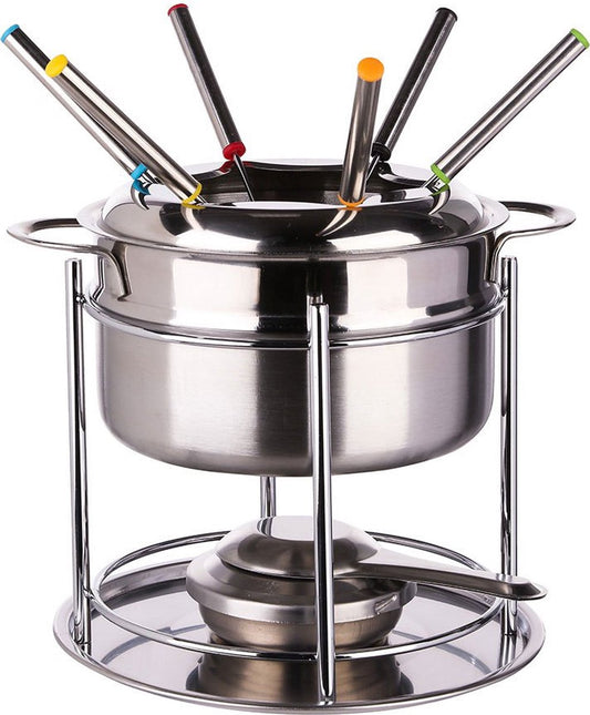 5 Five Fondue 6 Personen Zilver 1.9 Liters