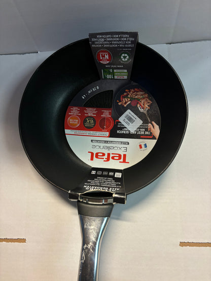 Tefal Excellence Wokpan - Thermo-Signal™ - Titanium Anti-Aanbaklaag - Zwart - 28 cm Tweede kans