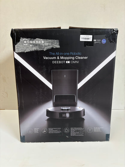 Refurbished Ecovacs X1 OMNI - Robotstofzuiger + Automatische Leegmaakstation - Actief Dweilsysteem