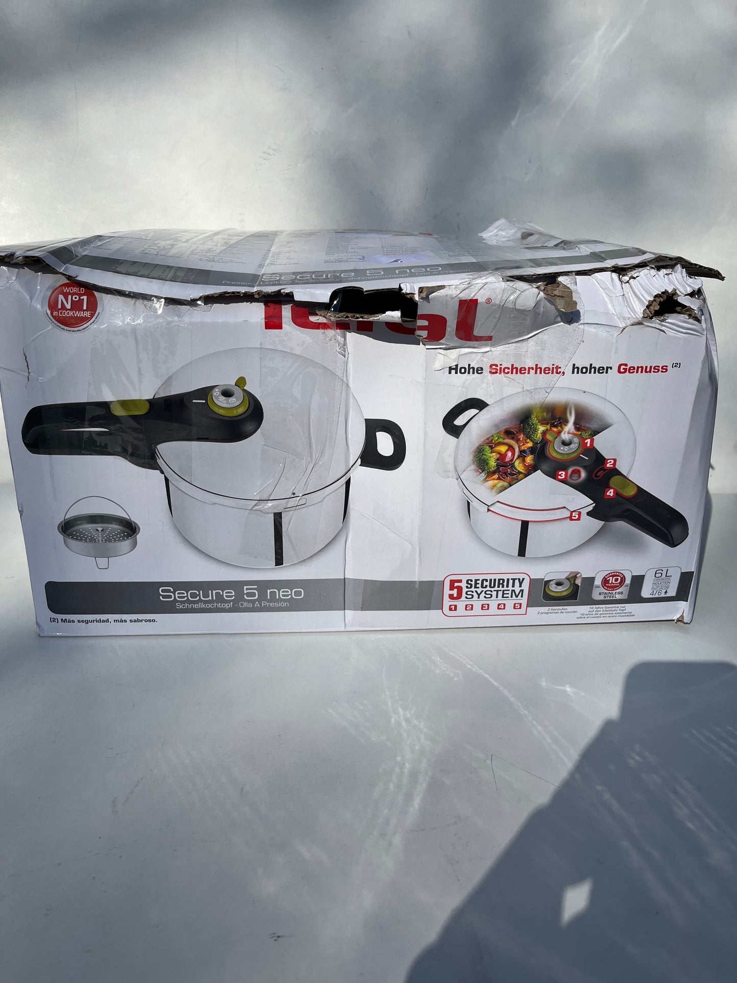 Tefal Snelkookpan Secure5 NEO - 6 L