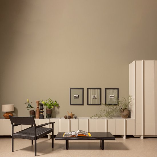 WOOOD Cali Salontafel - Mangohout - Zwart - 55x120x28 cm