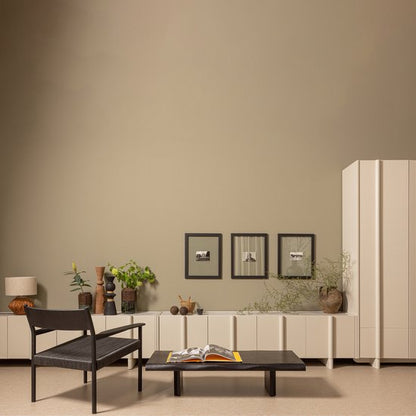WOOOD Cali Salontafel - Mangohout - Zwart - 55x120x28 cm