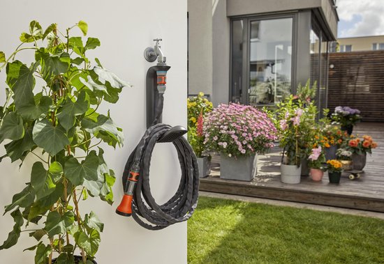 GARDENA Liano TapFix 18590-20 Slanghouder Zwart 1 stuk(s) Tweede kans