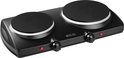 ECG EV 2512 Black Elektrische kookplaat - 2 kookplaten 18,5 cm en 15,5 cm - 1000 en 1500 W - Zwart Tweede kans