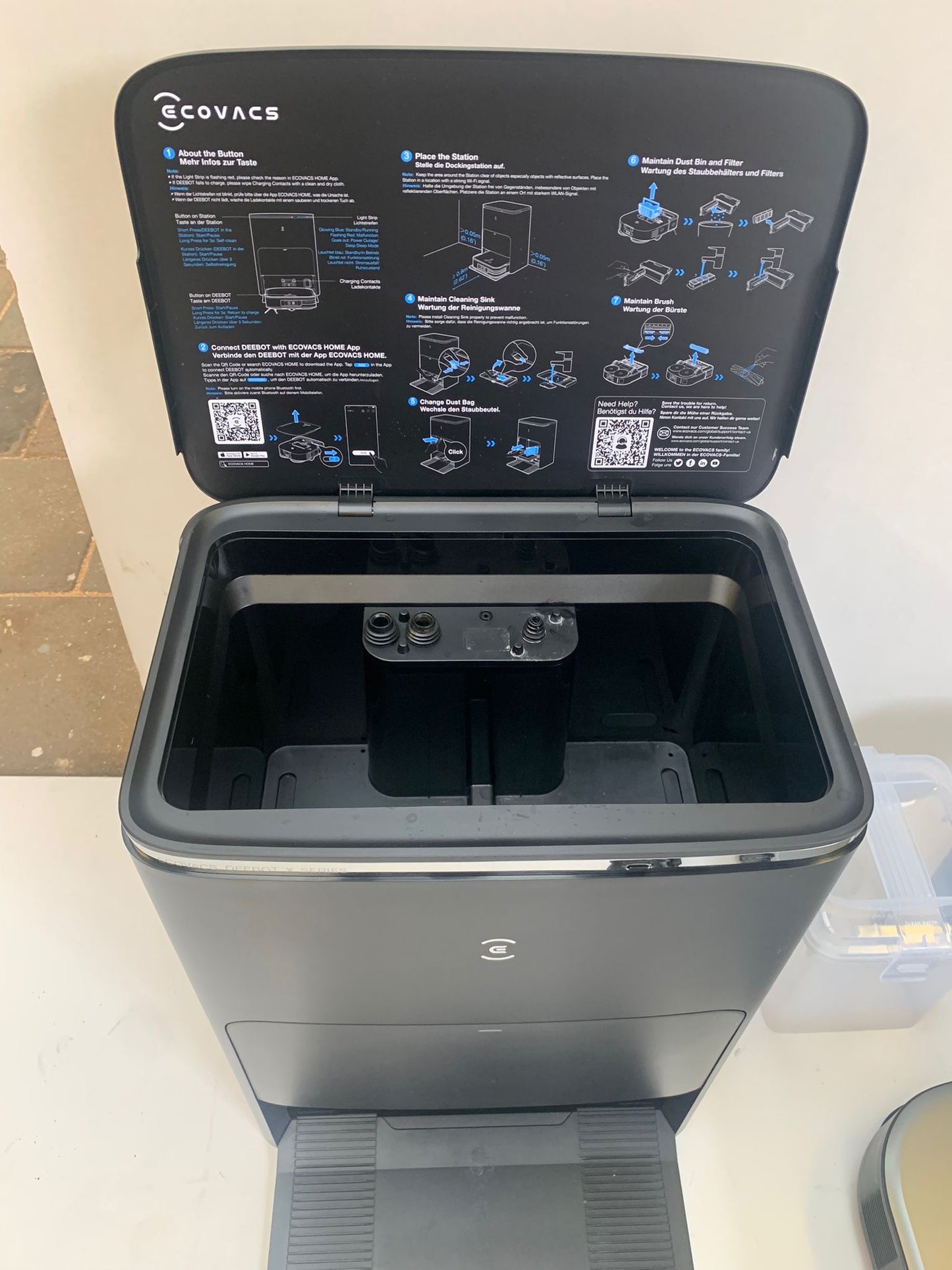 Ecovacs Deebot X2 OMNI - Robotstofzuiger - Automatisch leegstation - Actief dweilsysteem refurbished