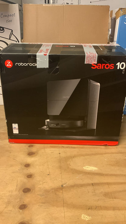 Roborock Saros 10 – Ultradunne Robotstofzuiger met Dweilfunctie, 22.000 Pa Zuigkracht Refurbished