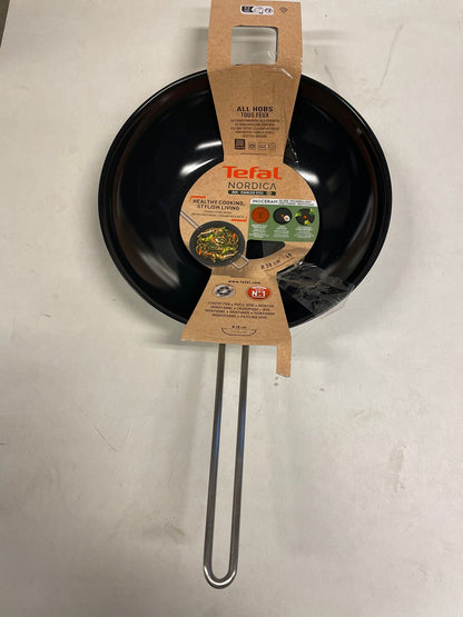 Tefal Nordica Ceramic - Wokpan - Ø28 cm - Keramisch - PFAS-vrij - Geschikt voor Inductie