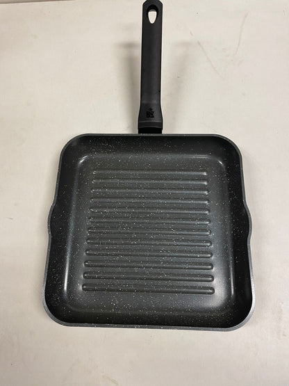 BK Universe Grillpan - 26cm - Inductie Pannen - PFAS-vrije Antikleeflaag - Keramische Bakpan - Ovenbestendig tot 160°c - Zwart