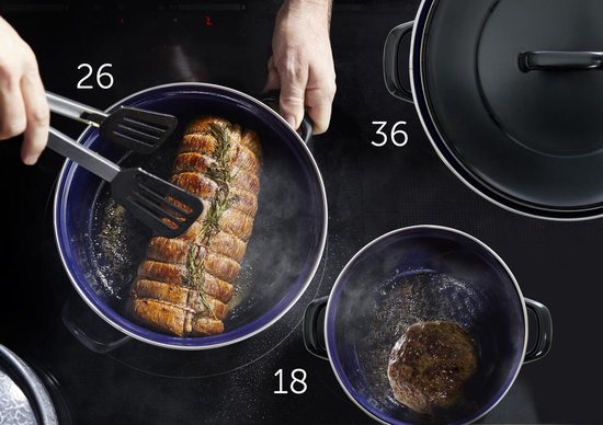 BK Fortalit Braadpan 28 cm/4 L - Inductie - PFAS-vrij - met deksel